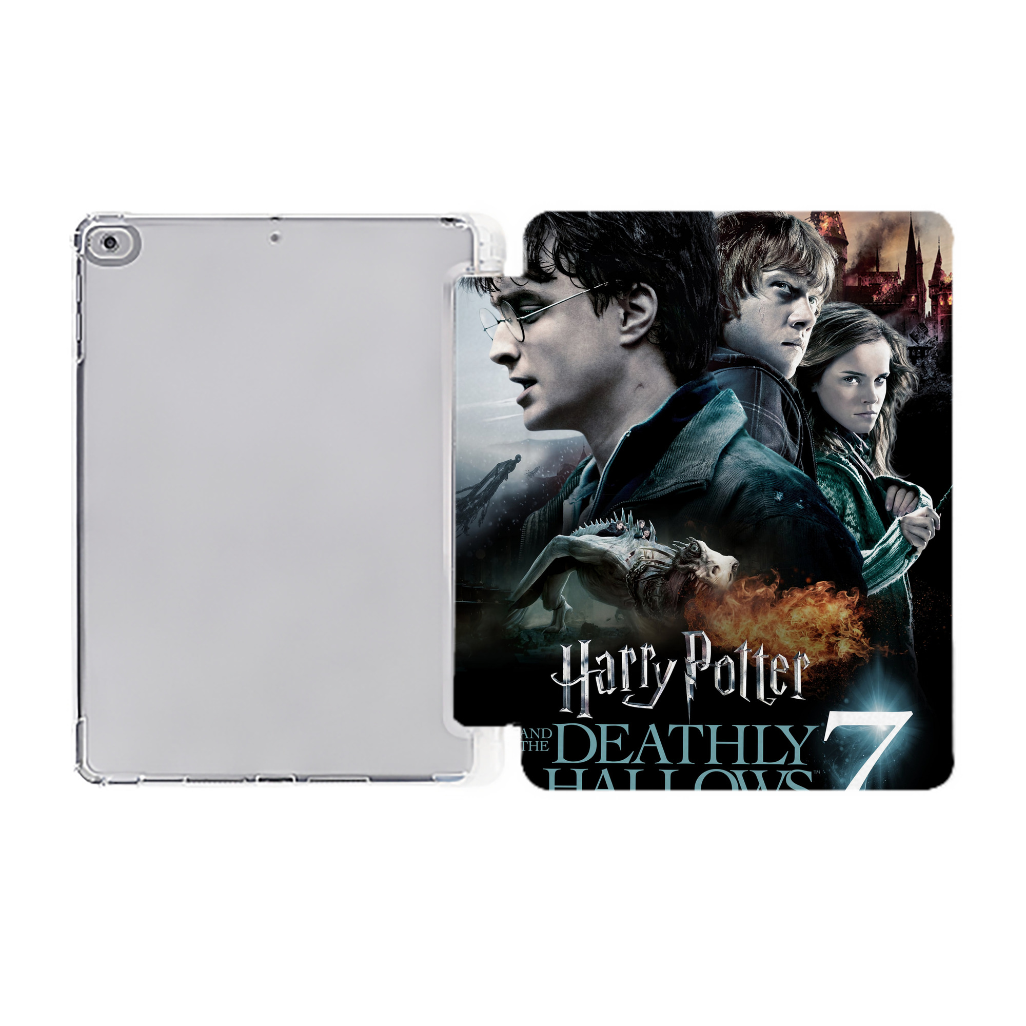 （画像用） Harry Potter ハリー・ポッターシリーズ IPad ケース ペン収納付き 三つ折りスタンド PUレザー×シリコン 対応機種9.5/10.5/10.9インチ